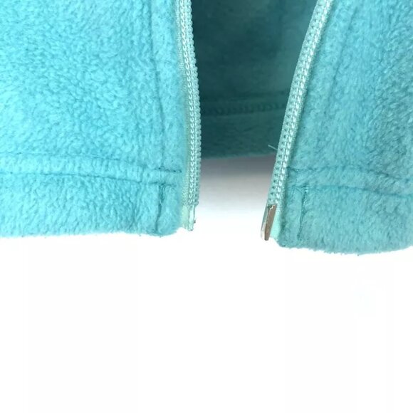 Columbia Girl’s Size Medium Blue Lightweight Jacket , Missing Zipper - Picture 3 of 4